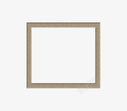 长方形极简边框木质边框高清图片