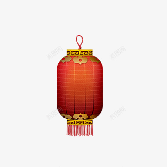红色的灯笼png免抠素材_新图网 https://ixintu.com 春节 灯笼 红红火火 过年