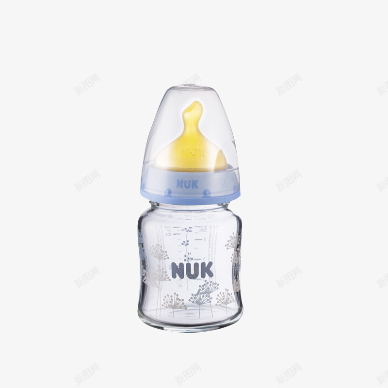 NUK紫色玻璃奶瓶png免抠素材_新图网 https://ixintu.com NUK宽口奶瓶 产品实物 婴儿玻璃奶瓶
