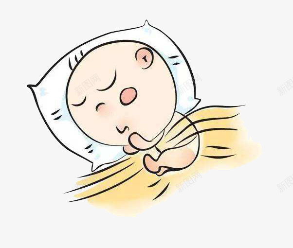 睡觉的宝宝png免抠素材_新图网 https://ixintu.com 卡通 可爱 睡觉 睡觉的宝宝 趣味