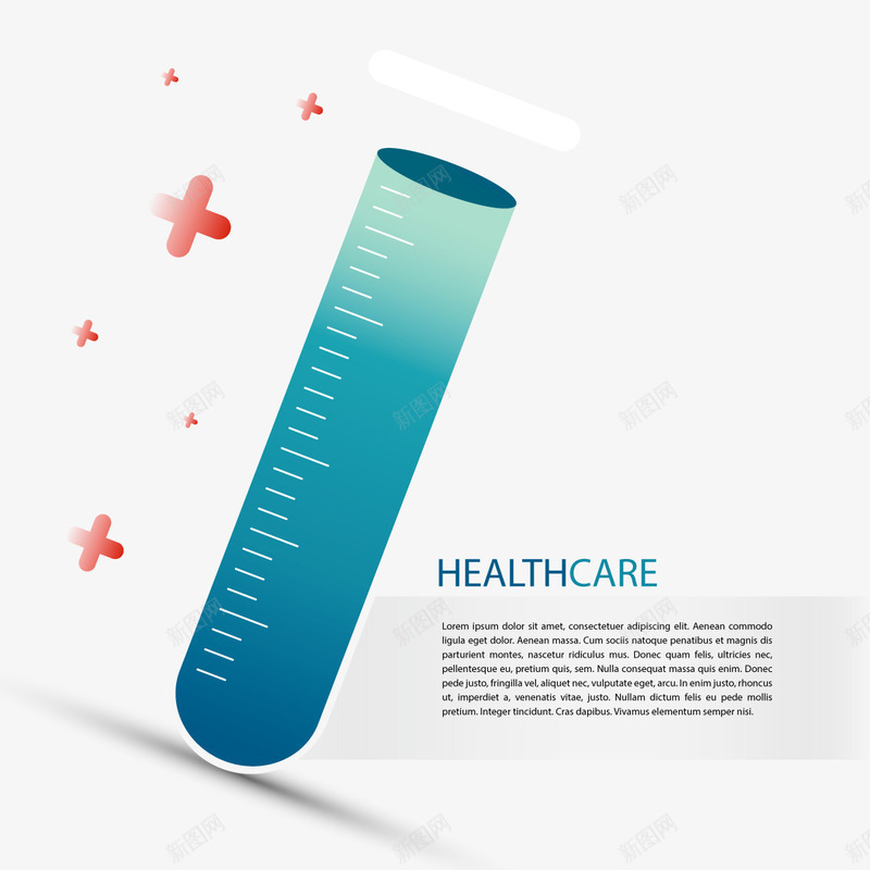 医疗试管png免抠素材_新图网 https://ixintu.com 化验 医院 十字架 蓝色