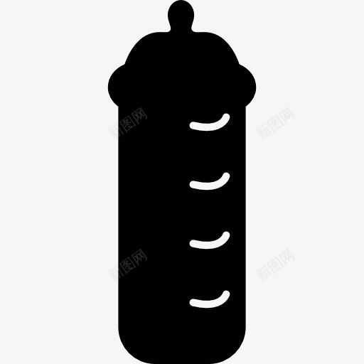 奶瓶在黑版图标png_新图网 https://ixintu.com 奶瓶 婴儿 婴儿奶瓶 容器 容器瓶 工具 工具和器具 黑色