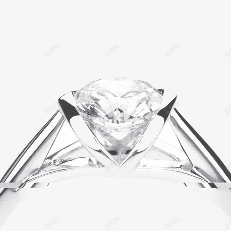 钻石戒指png免抠素材_新图网 https://ixintu.com 婚戒 戒指 现代 简约 钻石 钻石戒指 银色