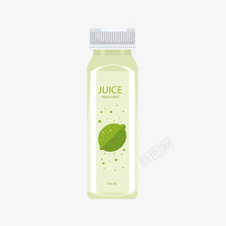 一瓶柠檬水素材