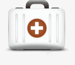 私人药箱简约的白色急救药箱矢量图高清图片
