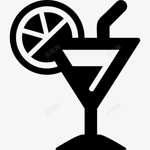 柠檬汁的鸡尾酒杯图标png_新图网 https://ixintu.com 柠檬水 玻璃 眼镜 食品 食物和饮料 饮料 鸡尾酒