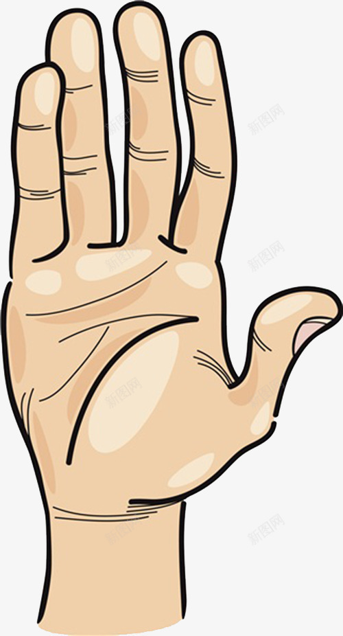 纤长的动画手png免抠素材_新图网 https://ixintu.com 动画形象 动画手 卡通手 手 手指 手腕 男性 纤长