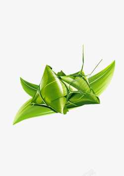 绿色粽子素材