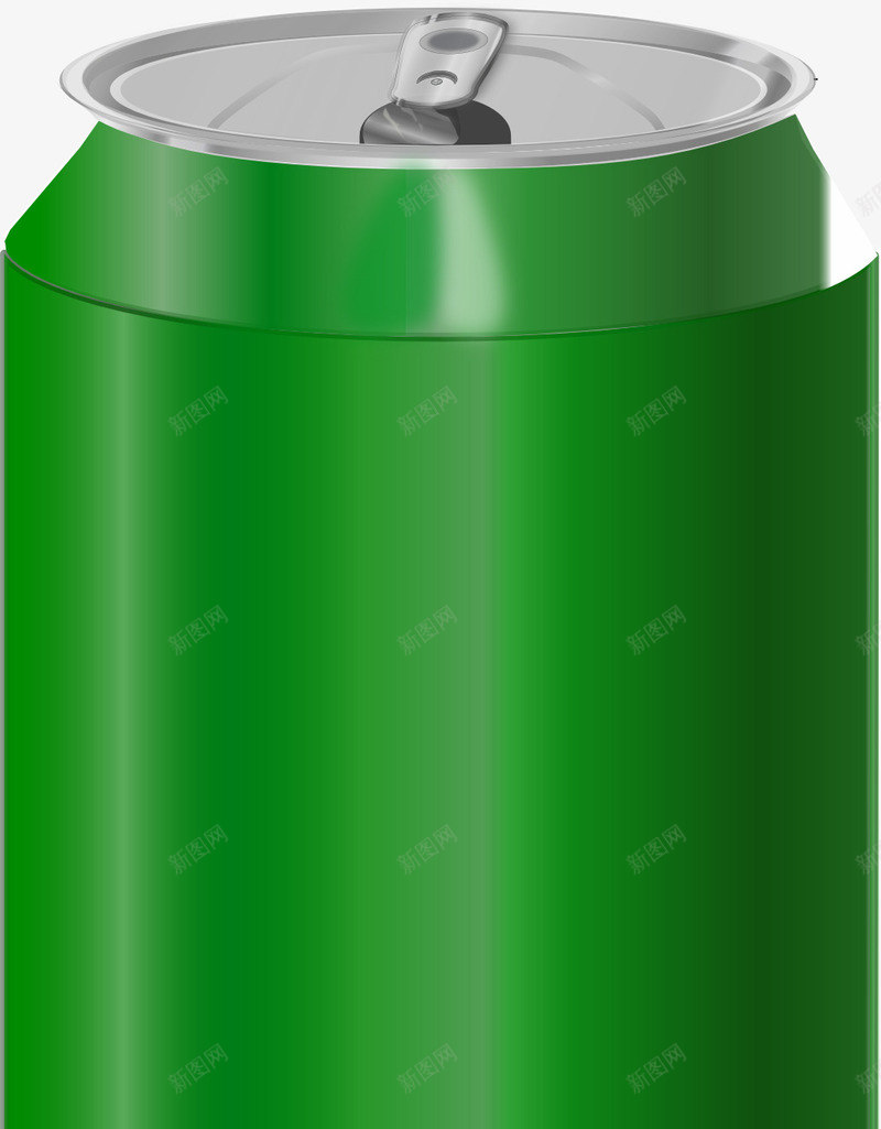 绿色易拉罐png免抠素材_新图网 https://ixintu.com 喝 声音 液体 苏打水 饮料