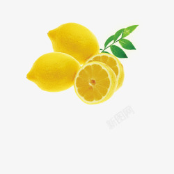 生鲜柠檬素材