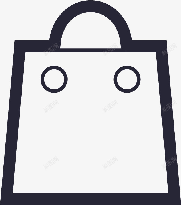购物袋矢量图图标eps_新图网 https://ixintu.com 购物袋 矢量图