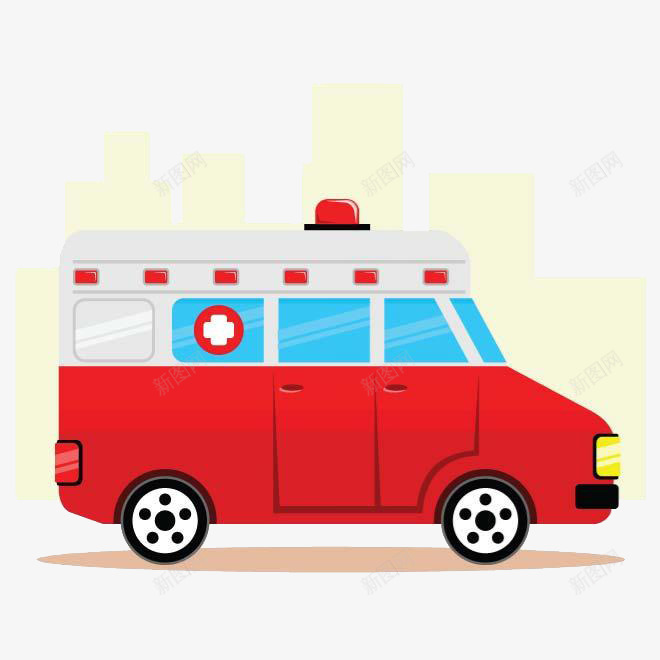 医疗救护车png免抠素材_新图网 https://ixintu.com 120 医疗 医院 抢救 救护 救护车 红色救护车
