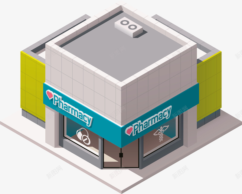 医院元素png免抠素材_新图网 https://ixintu.com png 元素 医院 卡通 楼房 生物医药