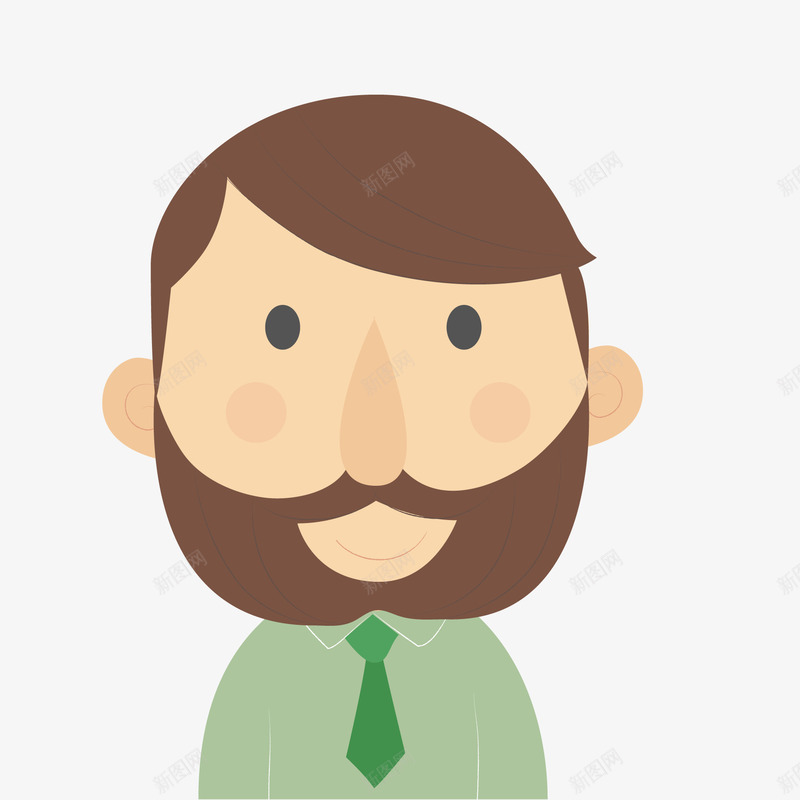 商务人士的头像png免抠素材_新图网 https://ixintu.com 卡通 商务人士 头像设计 白领头像 社交网站的头像 聊天工具的头像