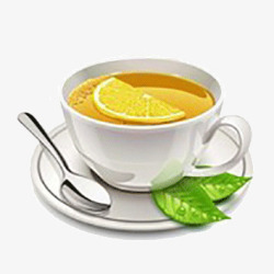 黄色白色玻璃杯柠檬茶柠檬茶高清图片