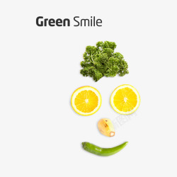 蔬果笑脸素材