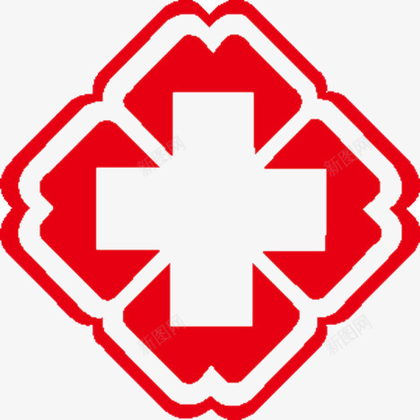 医院装饰图标png_新图网 https://ixintu.com 医院 标志 红色 装饰图案