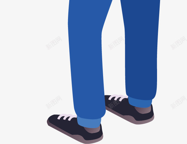 紫色上衣的人矢量图ai免抠素材_新图网 https://ixintu.com 夹克衫 手指 紫色上衣 蓝色裤子的人 运动 黑头发 矢量图