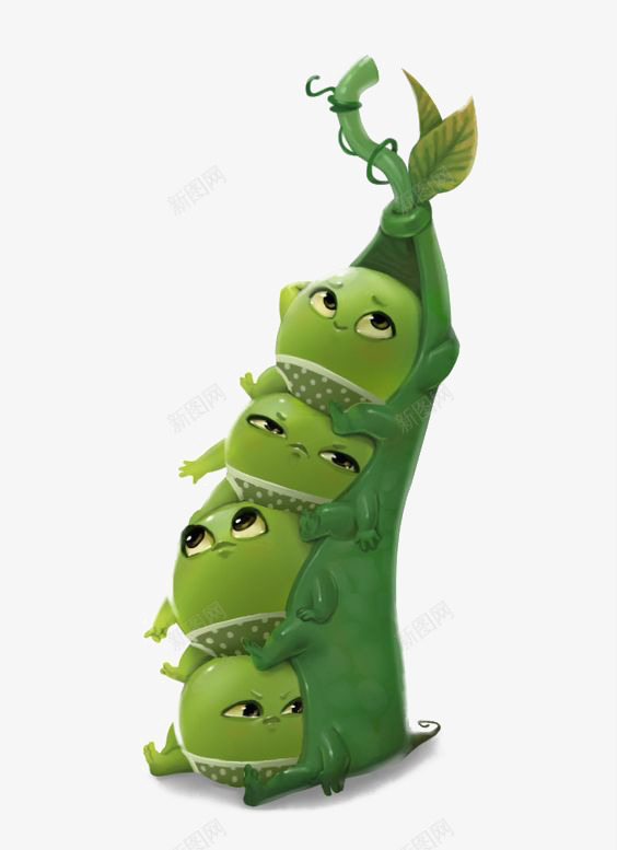 可爱豌豆png免抠素材_新图网 https://ixintu.com 三个豌豆 卡通豌豆 手绘豌豆 植物 绿色 豌豆宝宝