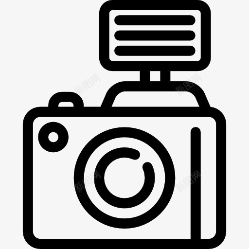 反射式照相机闪光灯图标png_新图网 https://ixintu.com 技术 摄影 摄相机 照片 照片的相机