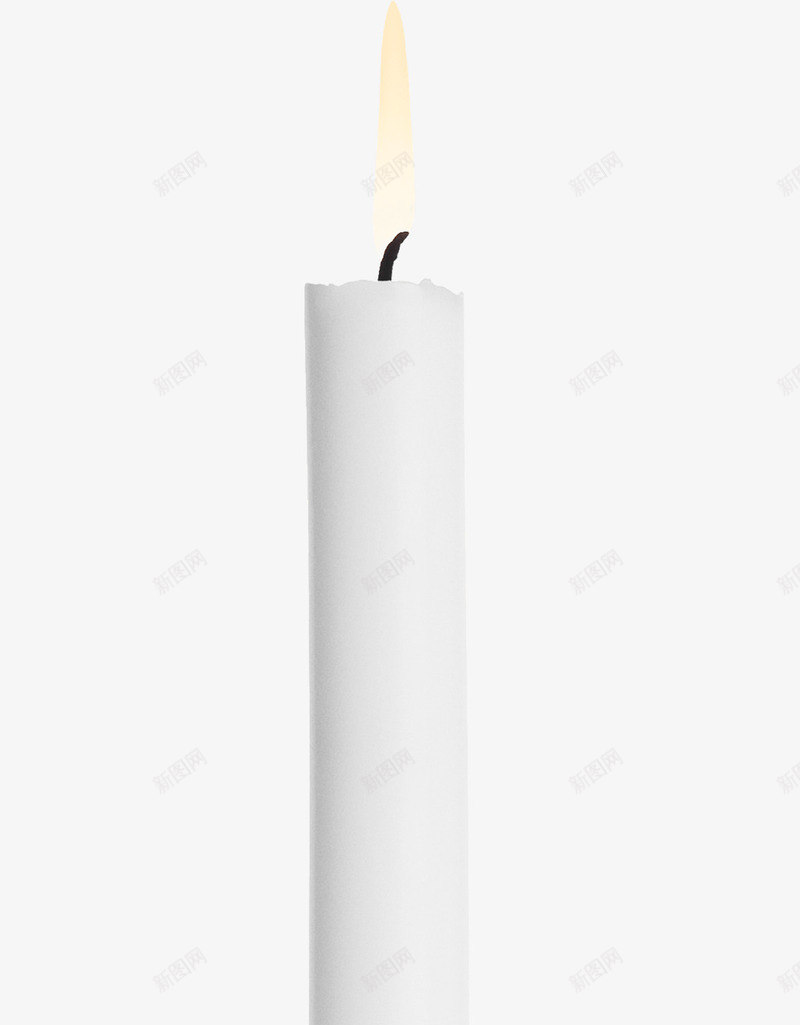 蜡烛png免抠素材_新图网 https://ixintu.com 灯光 白色 蜡烛