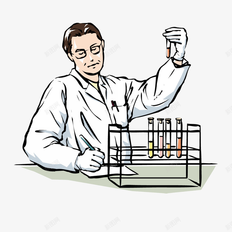 卡通装饰人物介绍海报科学家png免抠素材_新图网 https://ixintu.com PPT制作 PPT制作设计 人物 人物介绍 人物头像 动漫人物 卡通人物 海报设计 科学家 装饰设计