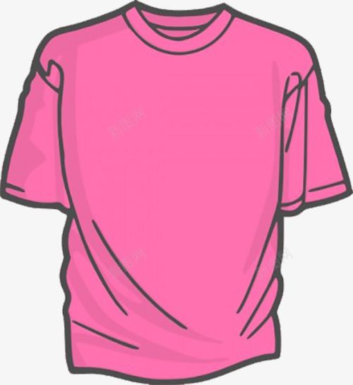 玫红色纯色T恤衣服png免抠素材_新图网 https://ixintu.com T恤 玫红色纯色T恤 短袖 纯色T恤 纯色t恤 纯色衣服 衣服