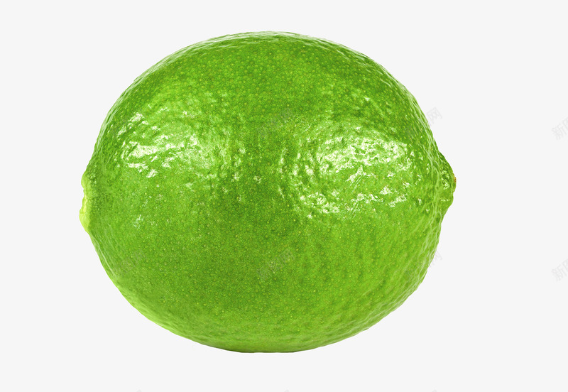 一个绿色的柠檬png免抠素材_新图网 https://ixintu.com 果实 柠檬 绿柠檬