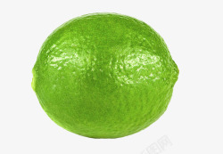 一个绿色的柠檬素材