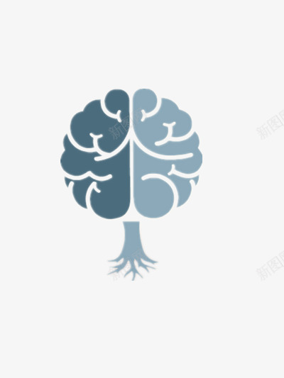 灰色现代质感人体大脑图标png_新图网 https://ixintu.com 人体 大脑 灰色 灰色质感 现代 质感图标