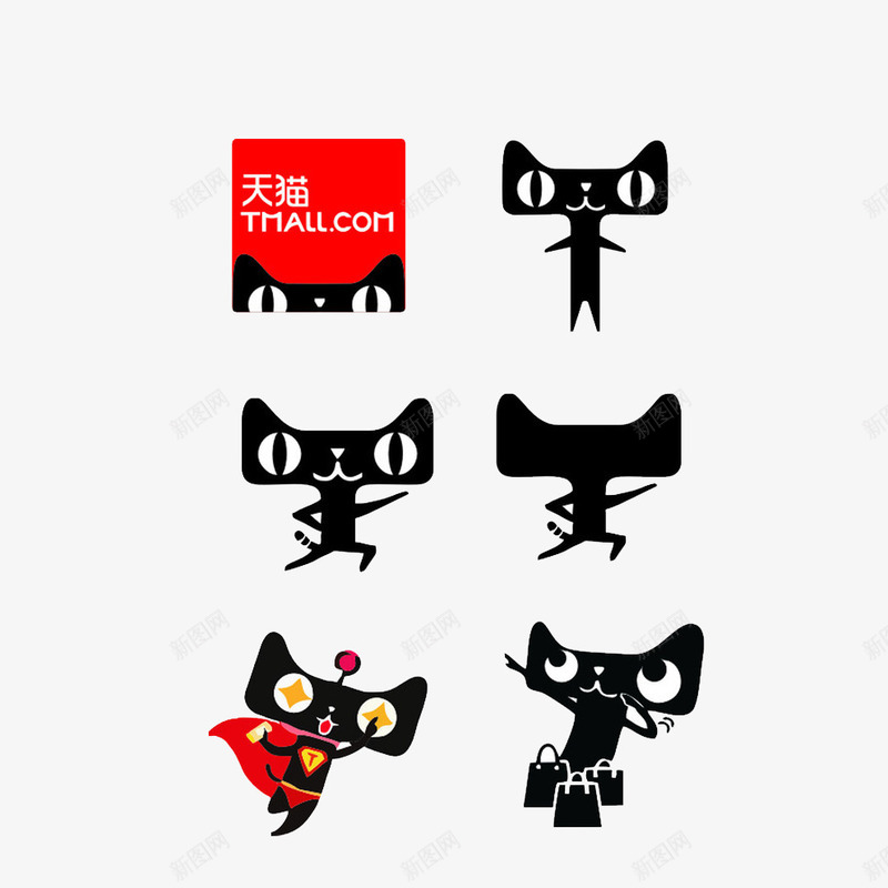 天猫图案图标png_新图网 https://ixintu.com T恤图案设计 图案设计 天猫logo