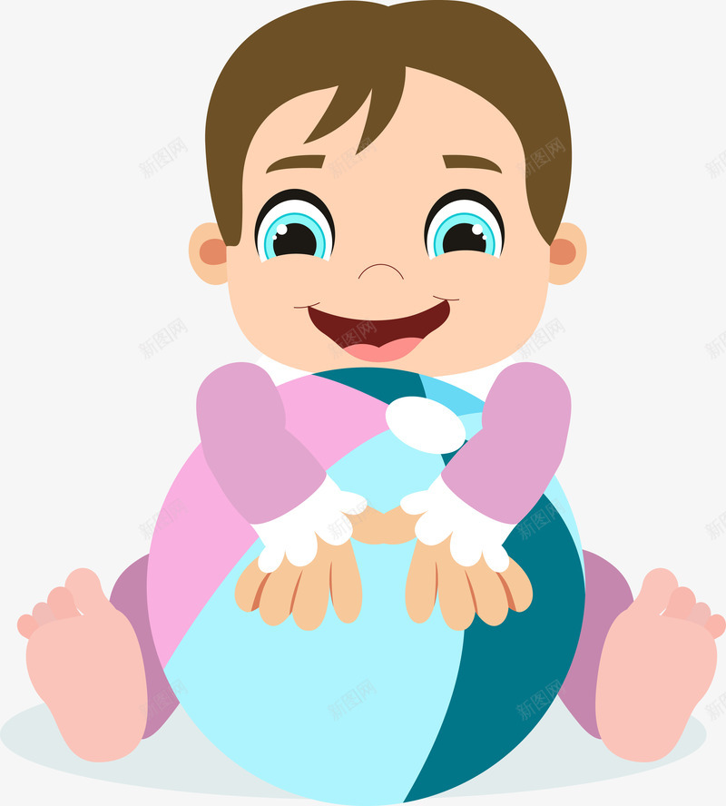 抱着玩具的宝贝png免抠素材_新图网 https://ixintu.com 卡通 卡通婴儿 可爱 可爱的卡通婴儿矢量 婴儿 婴儿笑 婴幼儿 孩子 宝宝 宝贝