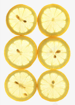 柠檬片特写素材