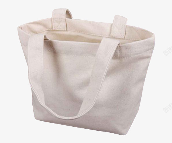 白色纯棉环保手提袋png免抠素材_新图网 https://ixintu.com 帆布手提袋 白色 纯棉手提袋 纯棉环保手提袋 购物袋