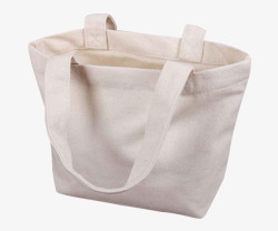 环保纯棉白色纯棉环保手提袋高清图片