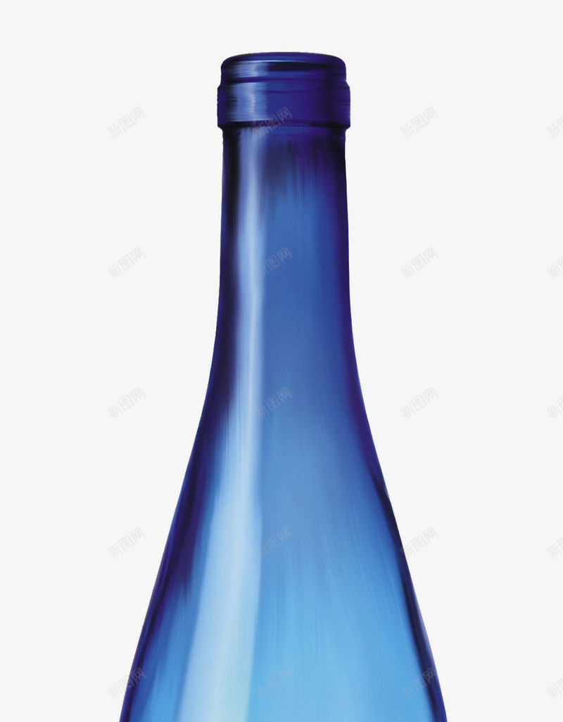 蓝色瓶子png免抠素材_新图网 https://ixintu.com 瓶子 蓝瓶子 蓝色 酒瓶子 饮料瓶子