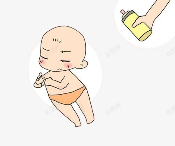 宝宝喝奶png免抠素材_新图网 https://ixintu.com 可爱 喝奶 奶瓶 婴儿 孩子 宝宝 宝宝喝奶 宝贝 小孩