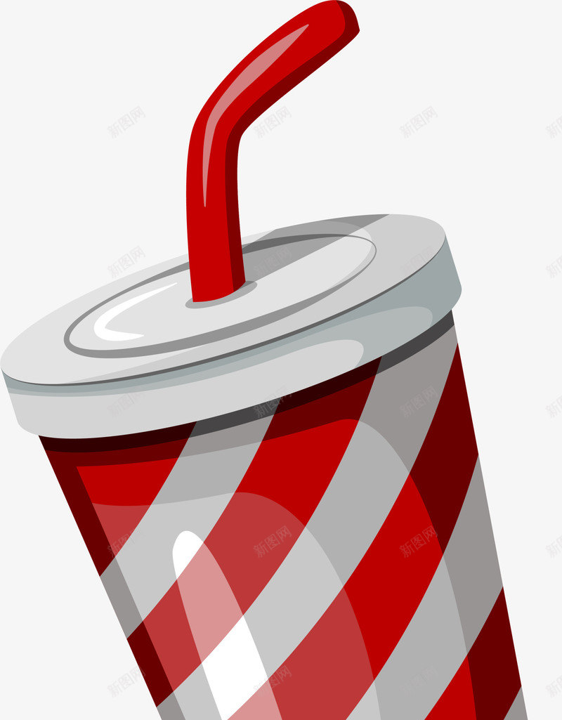 红色卡通可乐png免抠素材_新图网 https://ixintu.com 可口可乐 汽水 红色可乐 装饰图案 餐饮 饮品 饮料