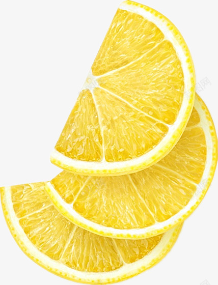 黄色的柠檬片png免抠素材_新图网 https://ixintu.com 产品实物 新鲜 美味 酸甜