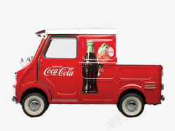 矢量冷饮车可乐货车高清图片