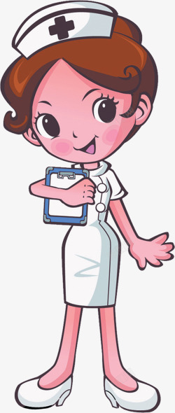 可爱粉色医院护士素材