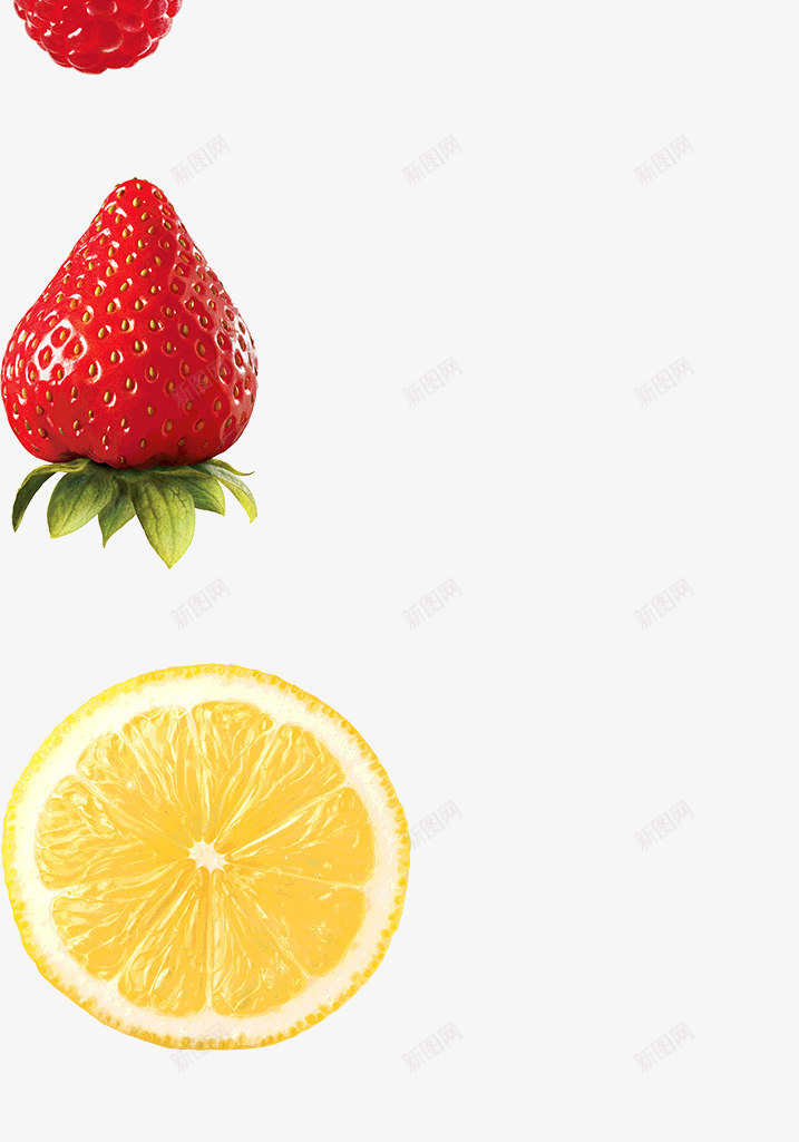 桃子梨草莓柠檬png免抠素材_新图网 https://ixintu.com 柠檬 桃子 草莓