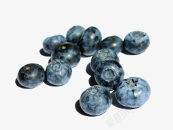 鲜榨蓝莓新鲜蓝莓高清图片