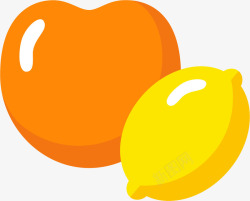 酸酸的柠檬柠檬和杏子高清图片