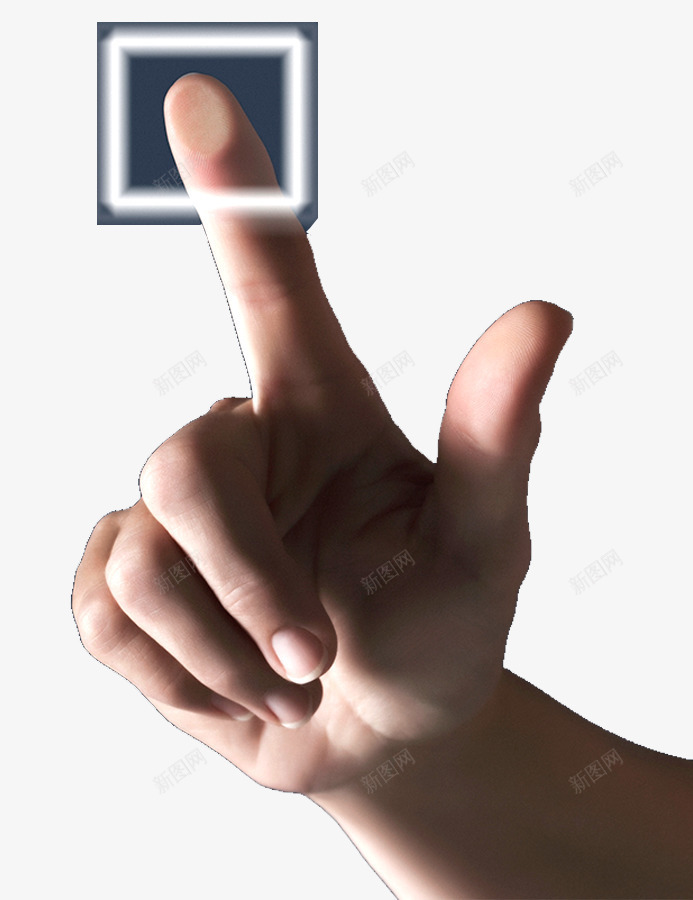 手指触屏psd免抠素材_新图网 https://ixintu.com 手指触屏 智能 未来 科技 网络 选择