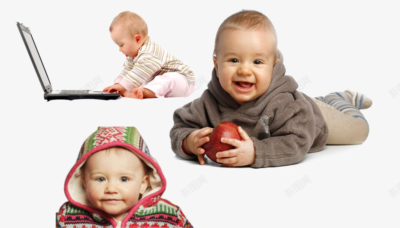 可爱婴儿写真png免抠素材_新图网 https://ixintu.com 写真 可爱 婴儿 幼儿教育 搞怪