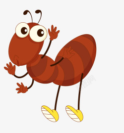 装饰图片蚂蚁卡通可爱小动物装饰动物头像高清图片