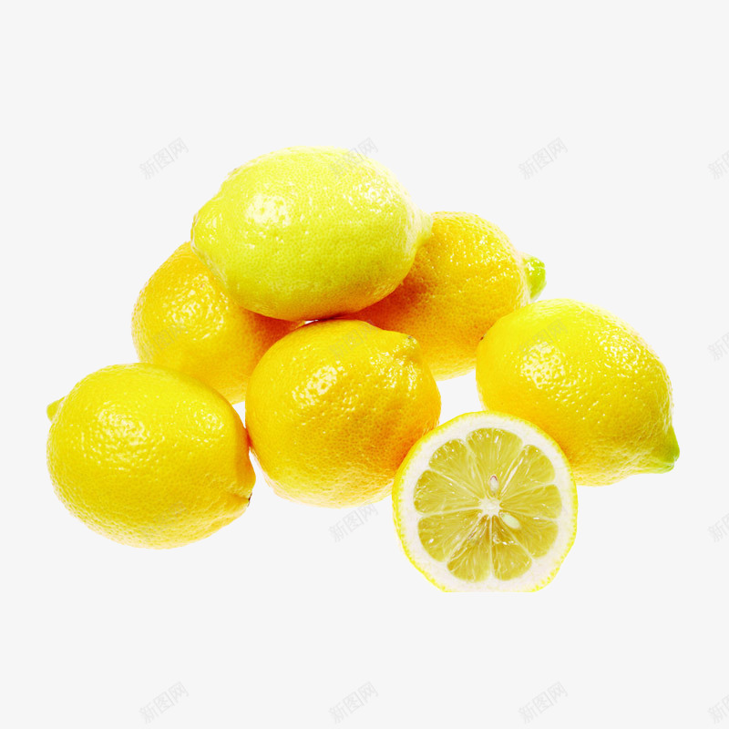 南非进口黄柠檬png免抠素材_新图网 https://ixintu.com 产品实物 南非进口黄柠檬 柠檬 水果 进口