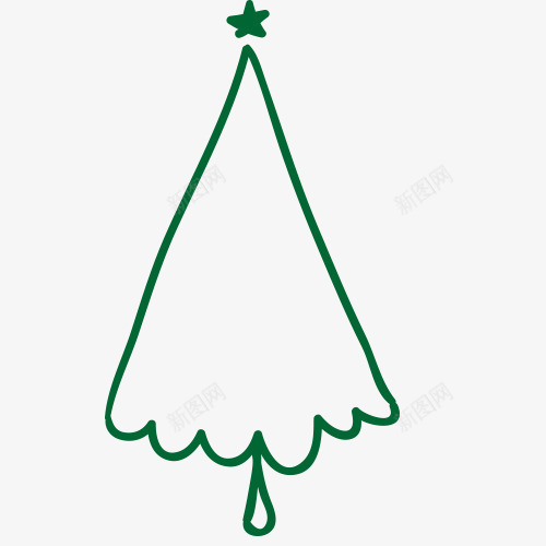 圣诞树简笔画漂浮卡通可png免抠素材_新图网 https://ixintu.com 卡通 可爱 圣诞树 母婴背景 漂浮 简笔画 节日气氛