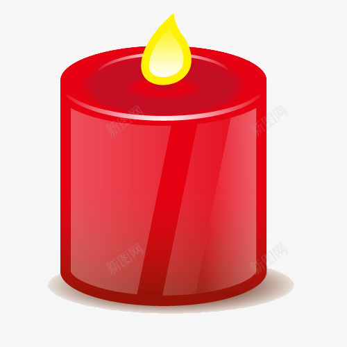 红蜡烛png免抠素材_新图网 https://ixintu.com 灯光 烛光 红蜡烛 蜡烛